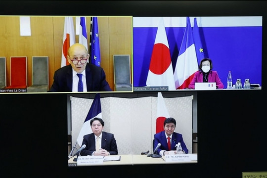 Nhật Bản, Pháp tăng cường hợp tác trong lĩnh vực an ninh quốc phòng
