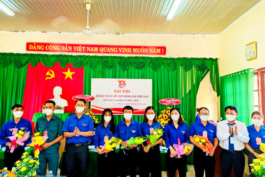 BTO - Xã đoàn Phú Lạc tổ chức đại hội điểm Đoàn TNCS Hồ Chí Minh cấp cơ sở