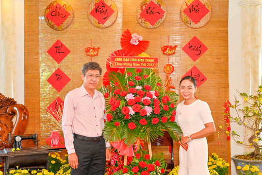 Phó Chủ tịch UBND tỉnh Nguyễn Minh thăm chúc tết doanh nghiệp du lịch và du khách