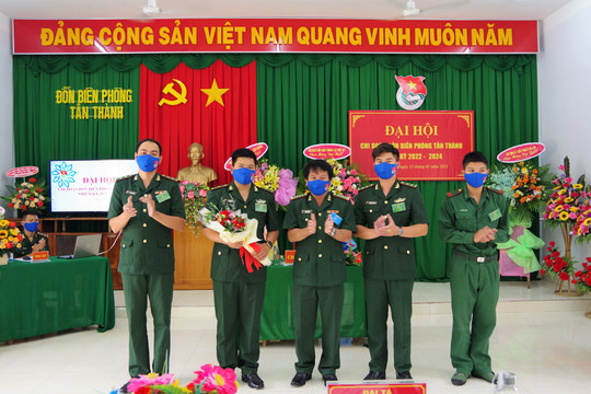 Đại hội điểm Chi đoàn đồn Biên phòng Tân Thành