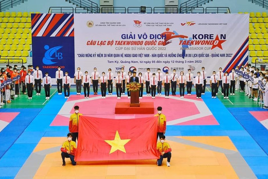 Bình Thuận giành được 6 huy chương tại giải vô địch Câu lạc bộ ﻿﻿ Taekwondo quốc gia - Cúp Đại sứ Hàn Quốc năm 2022