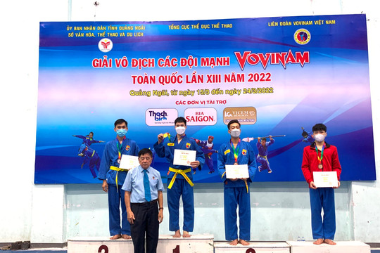 Bình Thuận giành được 8 huy chương ﻿﻿tại Giải vô địch các đội mạnh Vovinam toàn quốc lần XIII năm 2022