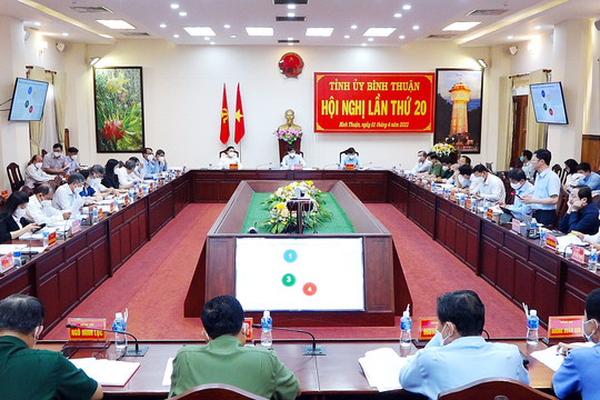 Hội nghị lần thứ 20 Ban Chấp hành Đảng bộ tỉnh - khóa XIV (mở rộng)