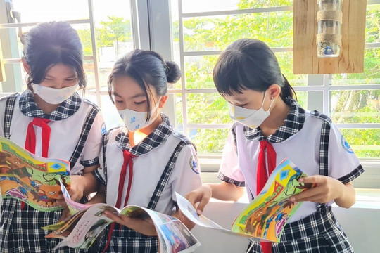  Hưởng ứng Ngày sách và văn hóa đọc tại các trường học