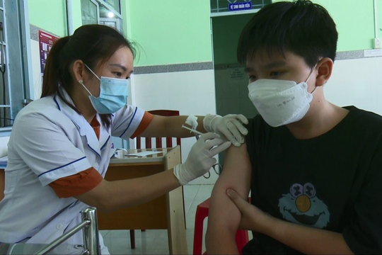 Hàm Thuận Bắc:﻿﻿
 Bắt đầu tiêm vắc xin ngừa Covid-19 cho trẻ từ 5 đến dưới 12 tuổi