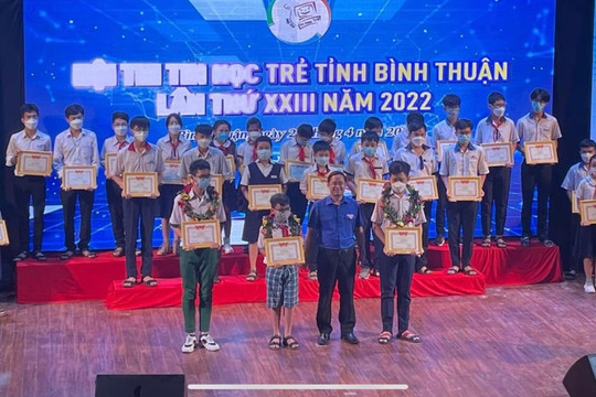 La Gi đạt thành tích cao trong Hội thi Tin học trẻ tỉnh Bình Thuận lần thứ XXIII 