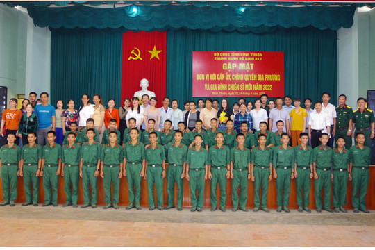 Bình Thuận: Hiểu chiến sĩ hơn từ buổi gặp mặt địa phương, gia đình