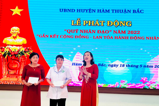 Hàm Thuận Bắc: Phát động “Tháng nhân đạo” 