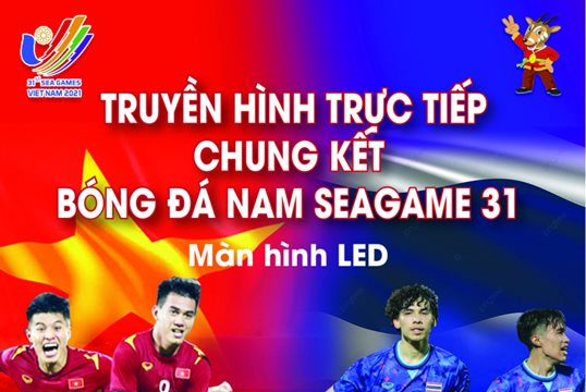 Báo Bình Thuận tổ chức xem truyền hình trực tiếp chung kết bóng đá nam SEA Games 31 tại Công viên Võ Văn Kiệt - TP. Phan Thiết