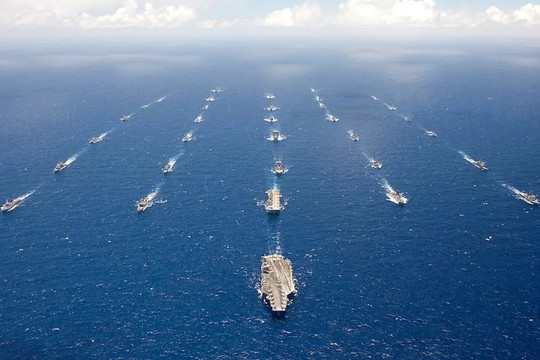 Cuộc tập trận hải quân lớn nhất thế giới gửi thông điệp mạnh mẽ tới Trung Quốc