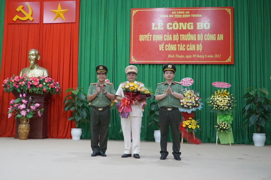 Bình Thuận có tân Phó Giám đốc Công an tỉnh