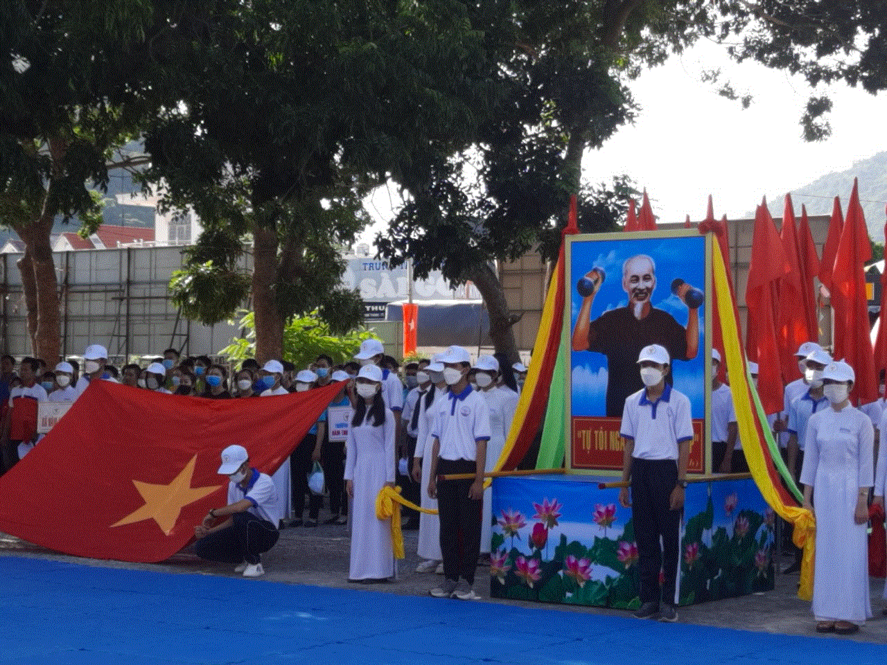 Khai mạc đại hội TDTT huyện Hàm Thuận Nam lần thứ VII  năm 2021