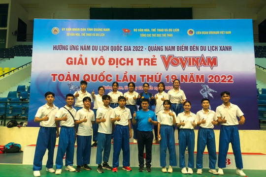 Binh Thuan bags 7 medals at the 19th National Junior Vovinam Championships