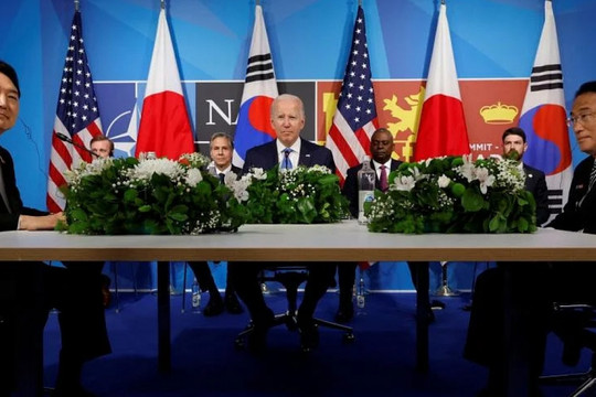Mỹ, Nhật Bản và Hàn Quốc tăng cường hợp tác trước mối đe dọa từ Triều Tiên