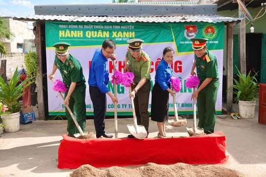 Binh Thuan launched the  volunteer campaign of Green Military Operations 