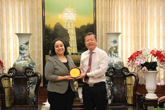 Tiếp và làm việc với Đoàn công tác Tổng Lãnh sự quán Canada tại TP. Hồ Chí Minh 
