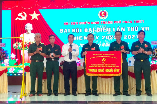 Ông Lê Mạnh Hùng tái cử Chủ tịch Hội Cựu chiến binh TP. Phan Thiết