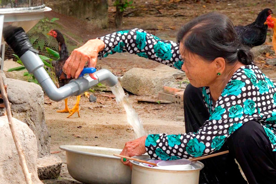 Thực hiện chiến lược quốc gia về cấp nước sạch cho vùng nông thôn