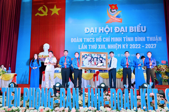 Phiên trọng thể Đại hội Đoàn TNCS Hồ Chí Minh tỉnh Bình Thuận lần thứ XIII