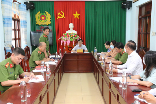 Giám sát việc thực hiện chính sách pháp luật về tin báo, tố giác tội phạm ở huyện Hàm Tân