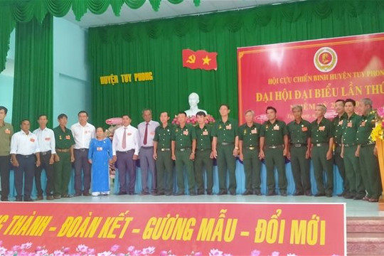 Đại hội Hội cựu chiến binh huyện Tuy Phong lần thứ VII, nhiệm kỳ 2022-2027