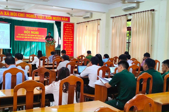 Phú Quý: Tổ chức tập huấn Luật Biên phòng Việt Nam