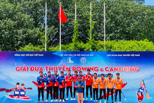 Bình Thuận giành được 6 huy chương tại giải Đua thuyền ﻿﻿Rowing & Canoeing vô địch trẻ quốc gia năm 2022