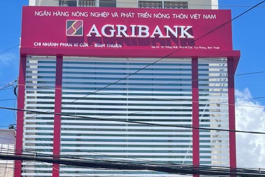 Từ ngày 5/9:: Chi nhánh Agribank Phan Rí Cửa làm việc ở trụ sở mới