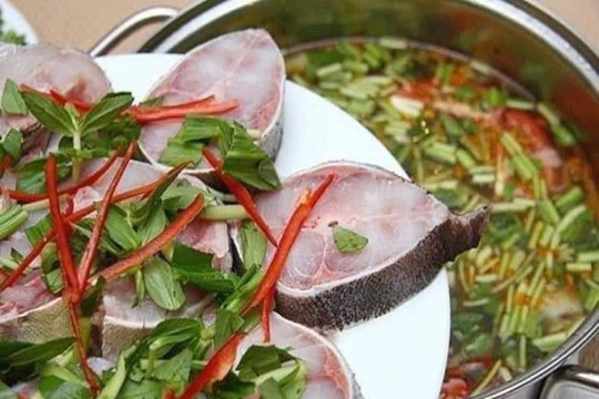 Gỏi cá và Lẩu cá bóp được chọn vào Top món ăn đặc sản
