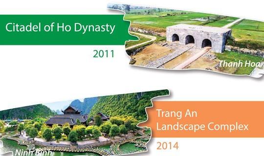 Eight cultural and natural world heritage sites in Vietnam