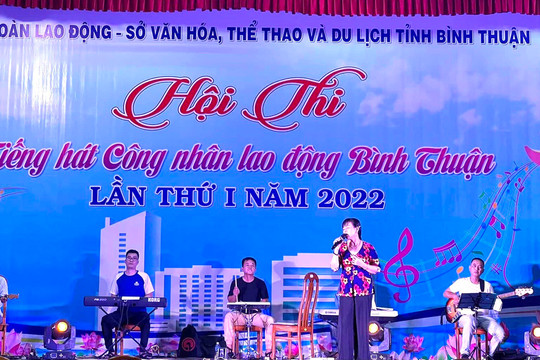 Hàm Thuận Bắc: Hội thi tiếng hát công nhân, viên chức, lao động lần thứ nhất