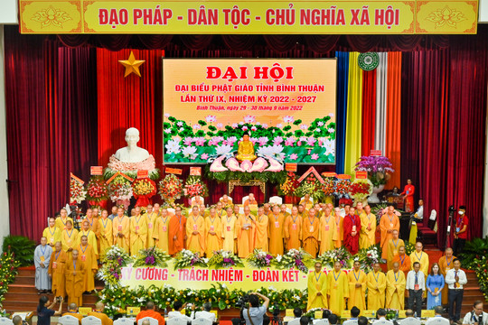 Đại hội đại biểu Phật giáo tỉnh:
Hòa thượng Thích Minh Nhật được tái suy cử Trưởng ban Trị sự Giáo hội Phật giáo tỉnh
