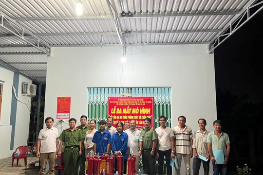  Hàm Tân: Ra mắt “Tổ Liên gia an toàn phòng , chống cháy nổ"