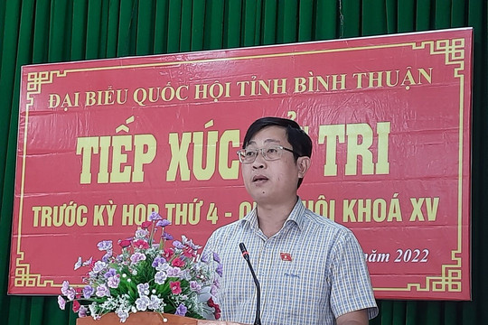 Cử tri phường Thanh Hải, Phú Hài:
Kiến nghị nhiều vấn đề dân sinh, chế độ chính sách