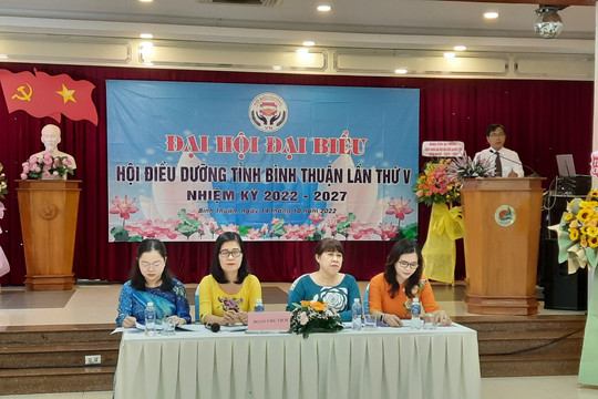 Đại hội đại biểu Hội điều dưỡng Bình Thuận khoá V, nhiệm kỳ 2022-2027