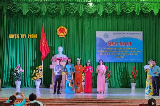 Hội thi “Hành trình công tác hội” chào mừng 92 năm Ngày thành lập Hội Liên hiệp Phụ nữ Việt Nam