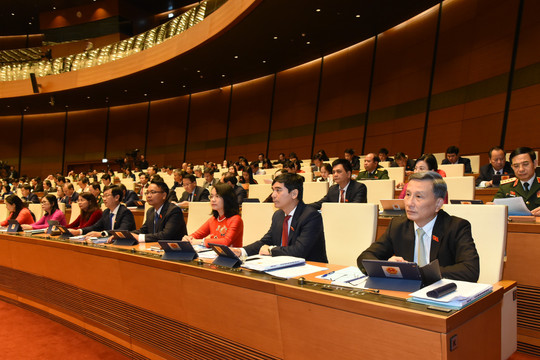 Ngày làm việc đầu tiên của kỳ họp thứ 4, Quốc hội khóa XV