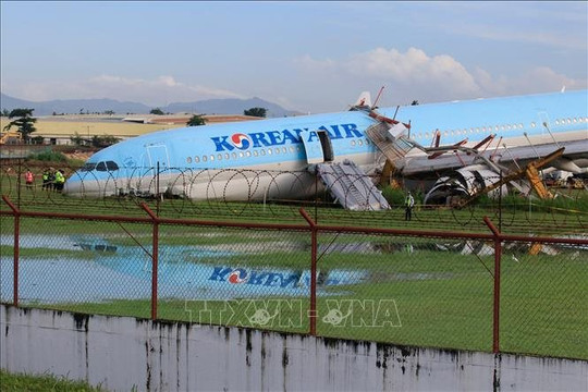 Máy bay chở 173 người chệch đường băng ở Philippines, nhiều chuyến bay bị hủy