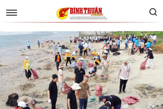 Phóng viên Báo Bình Thuận đạt giải nhì giải báo chí viết về môi trường