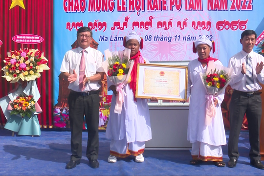 Đồng bào Chăm Bàlamôn giáo ở huyện Hàm Thuận Bắc: Vui Lễ hội Katê Pô Tằm năm 2022