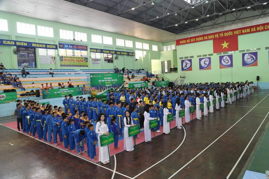 Giải Vovinam học sinh phổ thông toàn quốc năm 2022: 
Bình Thuận giành được 62 huy chương, xếp hạng Nhì chung cuộc 