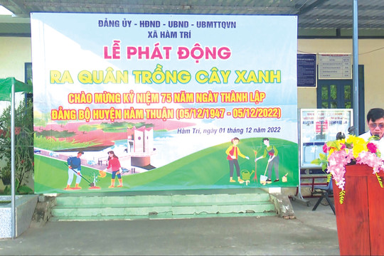 Hàm Thuận Bắc: Lan tỏa nhiều công trình, phần việc ý nghĩa