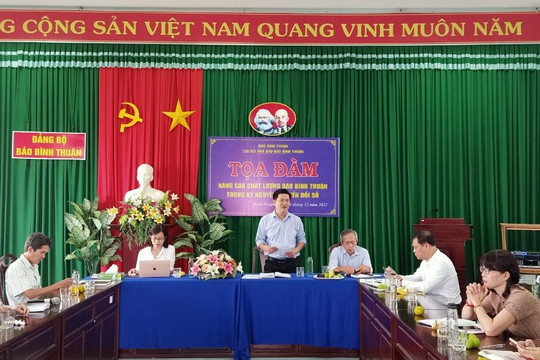 Nâng cao chất lượng Báo Bình Thuận trong kỷ nguyên chuyển đổi số