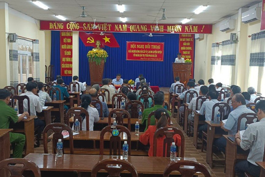 Tuy Phong: Đối thoại giữa người đứng đầu cấp ủy, chính quyền với nhân dân thị trấn Phan Rí Cửa