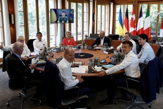 Bộ trưởng Tài chính G7 nhất trí tăng hỗ trợ tài chính cho Ukraine
