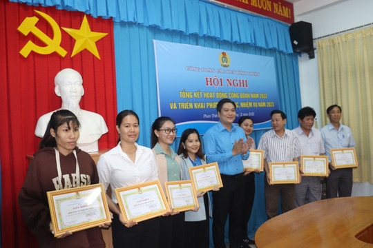 
Công đoàn các KCN Bình Thuận triển khai nhiệm vụ năm 2023
