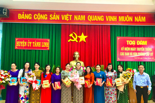 Hướng tới 40 năm ngày tái lập huyện Tánh Linh: Công tác xây dựng Đảng ở Tánh Linh