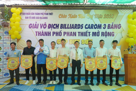 Khai mạc giải vô địch Bida Carom 3 băng TP. Phan Thiết mở rộng