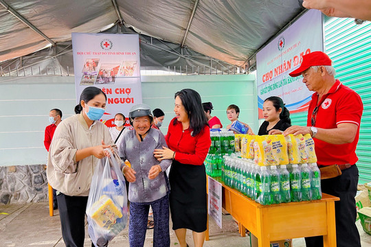 Hội Chữ thập đỏ Bình Thuận: Nhiều đóng góp tích cực, hiệu quả trong công tác nhân đạo