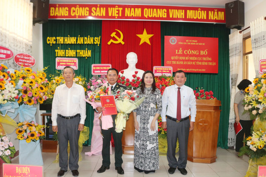 Ông Huỳnh Văn Hùng làm Cục trưởng Cục THADS Bình Thuận